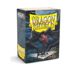 Dragon Shield Sleeves: Matte Black (Box Of 100)